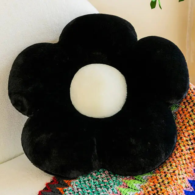 Flower Shaped Plush Pillow