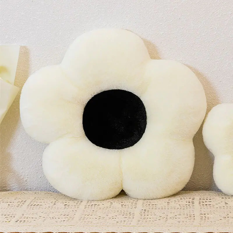 Flower Shaped Plush Pillow