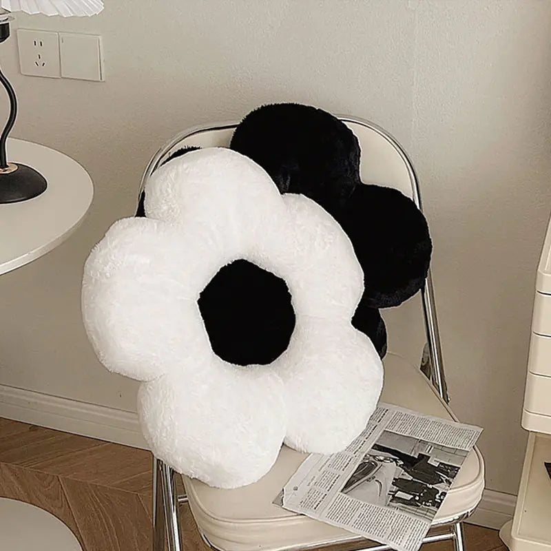 Flower Shaped Plush Pillow