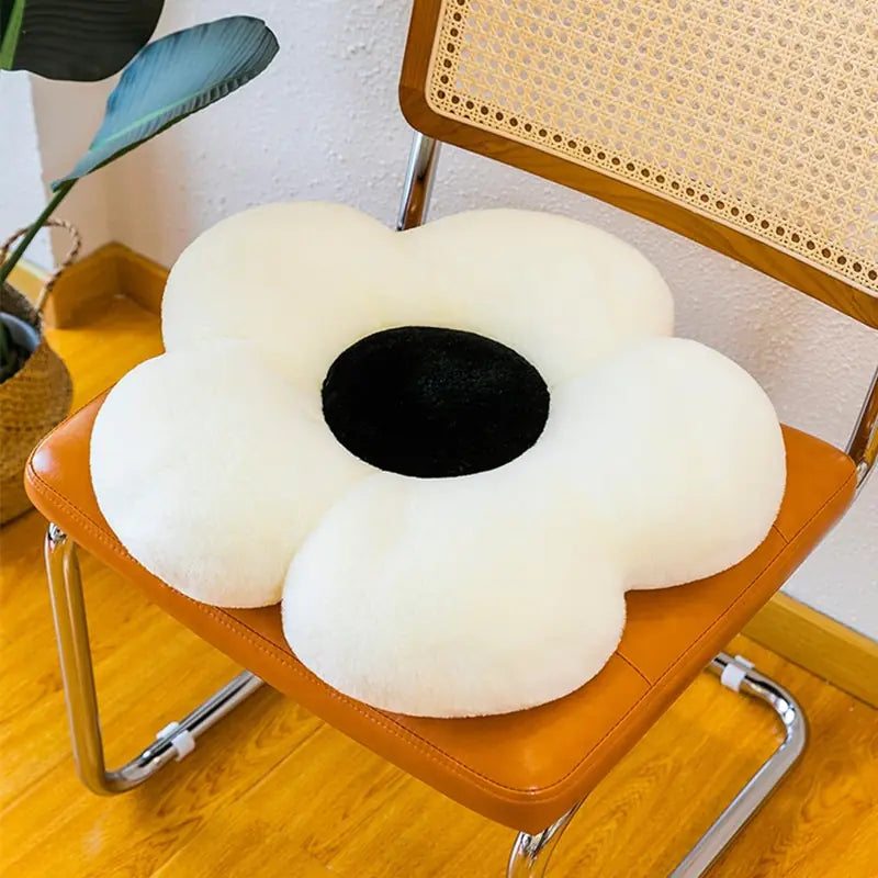 Flower Shaped Plush Pillow